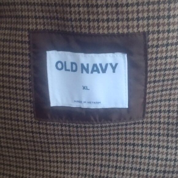 Old Navy Men XL Houndstooth Twill 2-Piece Suit bundle, Blazer & Trousers pants - Picture 7 of 7